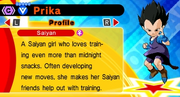 DB Fusions Female Saiyan Prika (Character Profile)