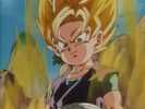 Super Saiyan Goku Jr. without his headband on