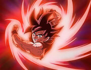 Kaio-ken Goku in Yeah! Break! Care! Break!