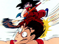 Colonel Silver attacked by Goku