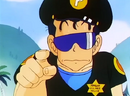 Taro pointing in the direction General Blue went
