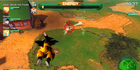 Goten uses his Slingshot attack in Battle of Z