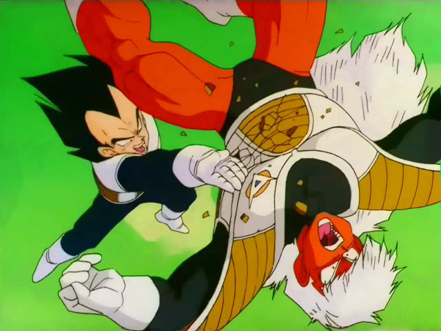 Zarbon Catches Vegeta Vs Escaping Successfully