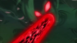 Zamasu lançando ataques em sua forma incorpórea