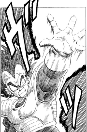 DBZ Manga Chapter 257 - Vegeta Vanishing Blows Dodoria