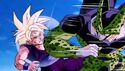 Cell elbows Gohan