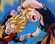 Son Goten e Trunks si fondono