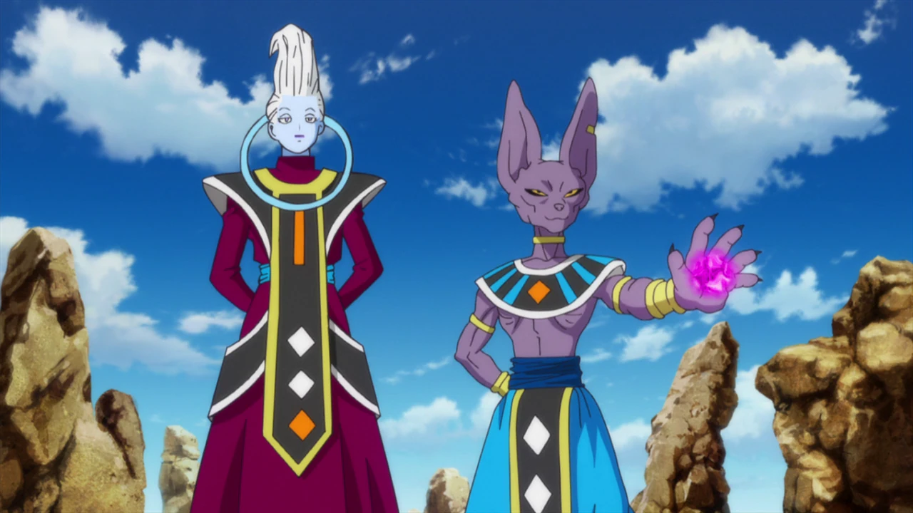 no Whis you are stupid😡😡 , Goku base (universal lvl) + Beerus in a  disguise should threaten the macrocosm, not just destroy the earth , you  are just a Saitamatard, you don't, image size:1280x720