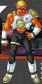 An apparent Burter's race soldier in Dragon Ball Online