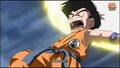 Krillin charges a Destructo Disc in The Return of Son Goku and Friends!