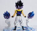 Gotenks with Kamikaze Ghosts statue set backside view