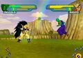 Piccolo fighting Raditz