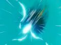 Future Android 18 dodges Future Trunks' Burning Attack