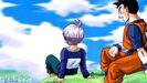 Future Trunks and Future Gohan in the opening of Shin Budokai - Another Road