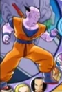 Ginyu with the Power Pole on his back in Budokai 3