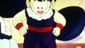 Gohan wears the clothes given by Piccolo