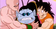 King Kai sternly warns Piccolo that he's signing his own death warrant