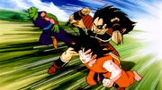 Son goku et piccolo vs raditz