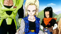 Android 18 faces Vegeta