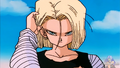 Android 18 ruffled using sarcasm on Vegeta