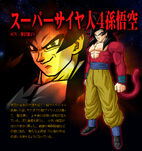 Super Saiyan 4 Goku in Budokai Tenkaichi 3