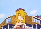 Midori bringing food to the kids in Dragon Ball
