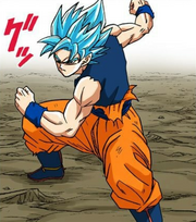 Supersaiyano Azulado Perfeccionado manga a color