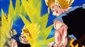 Vegeta and Goku sense Majin Buu's incredible strength