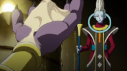 Whis hablando con Beerus