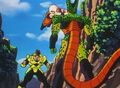 Cell faces Android 16 and Krillin