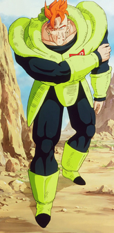 Android 16 damaged by Semi-Perfect Cell