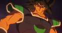 Broly calmly smiles in his Wrath State
