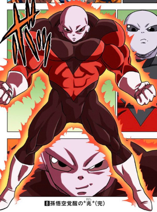 After Vegeta used final flash on Jiren in ToP, Jiren was briefly