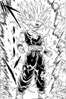 Gohan in his Super Saiyan 2 form