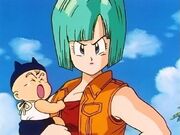 Bulma and the baby