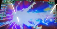 Vegito Blue firing the technique in Dragon Ball Heroes