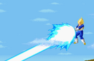 Vegeta fires the Final Flash in Super Butōden 2