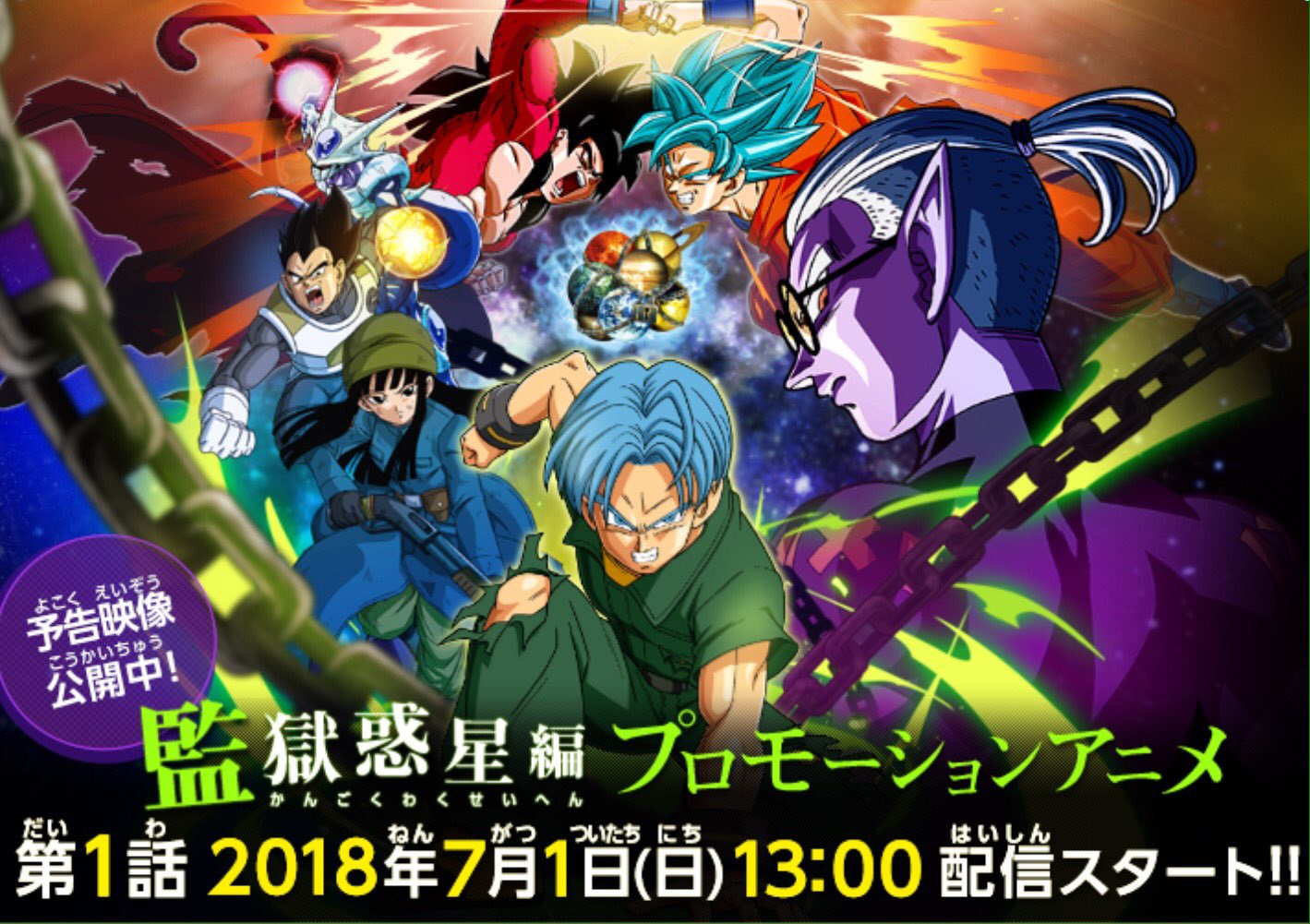 Super Dragon Ball Heroes Kangoku Wakusei Hen Promotion Anime Dragonball Wiki Fandom