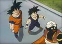 Gohan,Goku and Mr. Popo