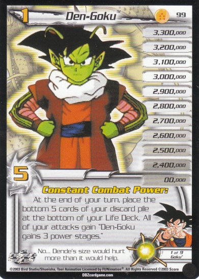 Dragon Ball Z CCG Complete your Unlimited Kid Buu Saga Set Choose your cards! 