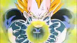 Is vegeta doing a galick gun or final flash. Japanese dub says