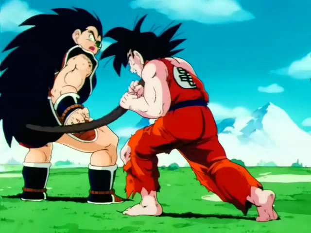 O Reencontro de Goku com seu Irmão Raditz Dragon Ball( Parte 2