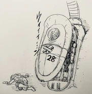 Androide 27 e 28 disegnato da Toyotaro.