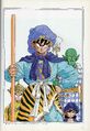 Dragon Ball characters depicted as Journey to the West characters