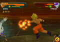 Goku punching Frieza