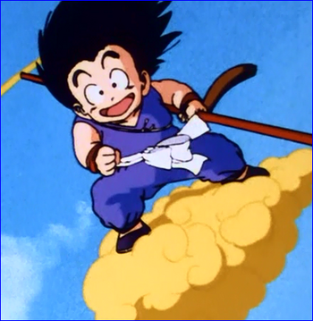 Goku On The Flying Nimbus