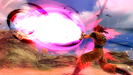 Super Saiyan God Goku fires his Kamehameha