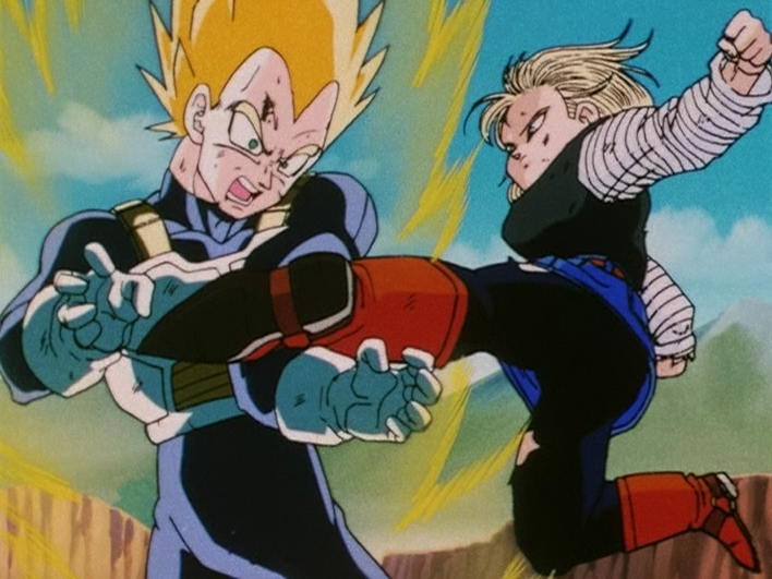 Future Android 18 VS Android Arc SSJ Vegeta (Pre-ROSAT) - Battles