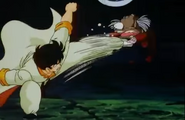 Yamcha derrotando a Igor