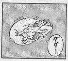An infant dragon hatching from its egg in Kajika